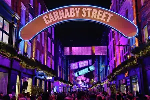 Street: Carnaby Street Christmas Lights switched on in London