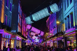Street: Carnaby Street Christmas Lights switched on in London