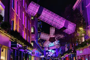 Street: Carnaby Street Christmas Lights switched on in London