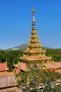 Great: Centre of the Universe pagoda, Royal Mandalay Palace, Myanmar