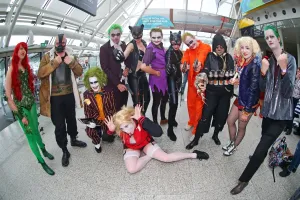 MCM London Comic Con: Characters from the Batman films gather together at MCM London Comic Con at Excel London