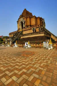 Chiang Mai: Chedi at Wat Chedi Luang Temple in Chiang Mai, Thailand