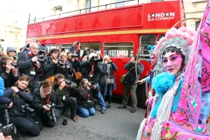 Chinese New Year Parade 2015 for the Year of the Sheep or Goat, London