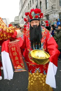 Chinese New Year Parade 2015 for the Year of the Sheep or Goat, London