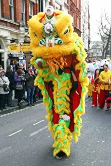 Chinese New Year Parade 2015 for the Year of the Sheep or Goat, London
