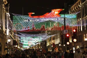 Lighting: Christmas lights in Regent Street, London