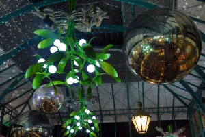 Covent Garden Market Christmas lights switched on, Covent Garden, London
