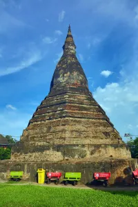 Stupas: That Dam Stupa in Vientiane, Laos