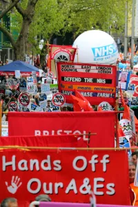 Service: Defend Londons NHS Demonstration, London, England