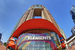 Prints of Elements shopping centre and mall in Kowloon above Kowloon Station, Hong Kong, China Hong Kong Images: Elements shopping centre and mall in Kowloon, Hong Kong, China