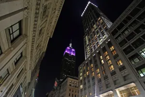 Usa Stock Geography: Empire State Building in New York