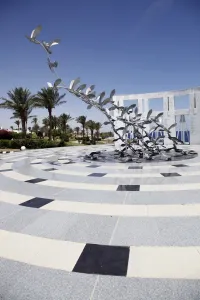 Stock Geography: Flying bird memorial in Sharm El Sheikh, Egypt