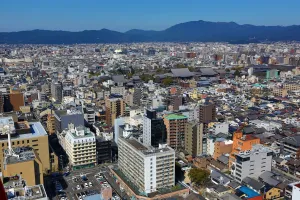Views: General city view of Kyoto, Japan