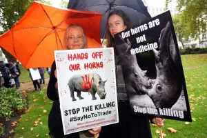 Demonstration: Global March for Elephants and Rhinos, London