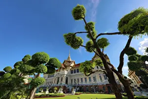 Bangkok, Thailand: Grand Palace Complex gardens, Wat Phra Kaew, Bangkok, Thailand
