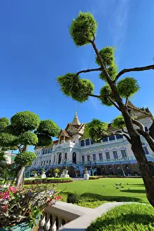 Bangkok, Thailand: Grand Palace Complex gardens, Wat Phra Kaew, Bangkok, Thailand