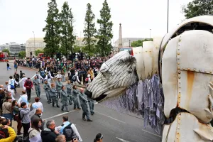 Issues: Greenpeace Save the Arctic Demonstration with Aurora the Giant Polar Bear in London