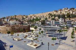 Archaeology: The Hashemite Plaza in the Old City, Amman, Jordan