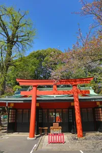 Gate: Hie-Jinja Shinto Shrine in Akasaka, Tokyo, Japan
