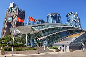 Prints of Hong Kong West Kowloon High Speed Rail Station, Hong Kong, China Hong Kong Images: Hong Kong West Kowloon High Speed Rail Station, Hong Kong, China