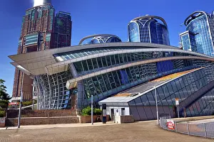 Prints of Hong Kong West Kowloon High Speed Rail Station, Hong Kong, China Hong Kong Images: Hong Kong West Kowloon High Speed Rail Station, Hong Kong, China