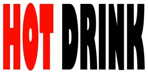 Drinking: Hot drink fun text mug