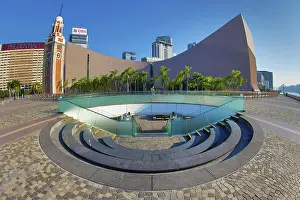Prints of Former Kowloon-Canton Railway Clock Tower, Tsim Sha Tsui Promenade, Kowloon, Hong Kong, China Hong Kong Images: Former Kowloon-Canton Railway Clock Tower