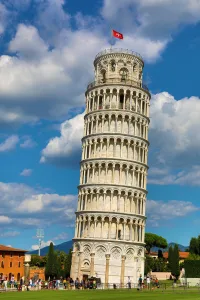 Tower: Leaning Tower of Pisa bell tower, Pisa, Italy