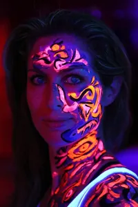 Neon: London Naked Painting Party at Trapeze, London