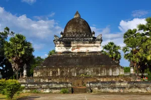 The That Makmo Stupa at Vat Visoun (aka Wat Wisunalat) Temple, Luang Prabang, Laos