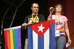 Mardi Gras March: Mariela Castro at London Pride Parade 2009