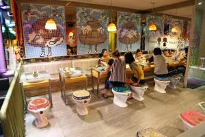 Modern Toilet theme restaurant, Taipei, Taiwan