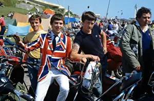 MODS IN BRIGHTON, ENGLAND IN 1982