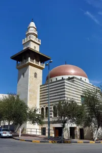 Amman And Jordan: Mosque downtown in the Old City of Amman, Jordan