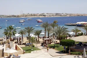 Stock Geography: Naama Bay in Sharm El Sheikh, Egypt