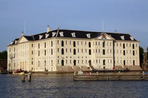Museum: The National Maritime Museum or Nederlands Scheepvaartmuseum in Amsterdam, Holland