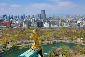 Osaka city skyline, Osaka, Japan