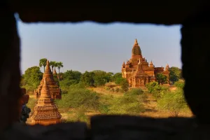 Burma: Pagodas and temples on the Plain of Bagan, Bagan, Myanmar (Burma)