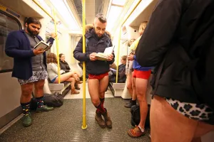 No Pants Subway Ride (No Trousers Tube Ride), London