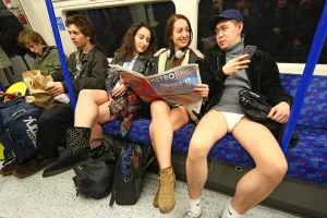No Pants Subway Ride (No Trousers Tube Ride), London