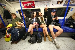 No Pants Subway Ride (No Trousers Tube Ride), London