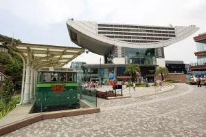 Prints of The Peak Tram terminus on Victoria Peak in Hong Kong, China Hong Kong Images: Peak Tram, Hong Kong, China