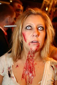 Monster: People dressed up as Zombies at the London Zombie Walk