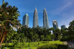 Modern: Petronas Twin Towers at KLCC in Kuala Lumpur, Malaysia