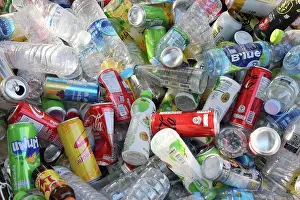 Koh Samet, Thailand: Empty plastic bottles in recycling container on Koh Samet island, Thailand