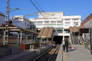 Africa: Rabat Ville Railway station in Rabat, Morocco