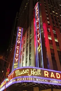 New York At Night: Radio City Music Hall, New York