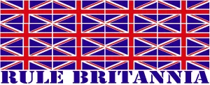 Flags: Red, White and Blue Union Jack British Flag Rule Britannia Souvenir