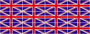 Britain: Red, White and Blue Union Jack British Flag Souvenir