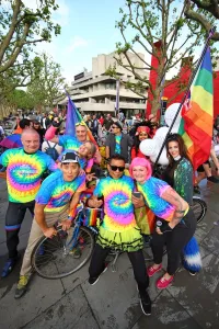 Flags: Ride with Pride bicycle ride kicks off London Pride